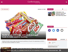 Tablet Screenshot of confectionerynews.com